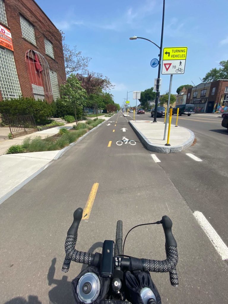 Empire State Trail Bike Tour along Niagara Street Bike Path